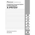 PIONEER XV-PR7DV/NXCN/HK Manual de Usuario
