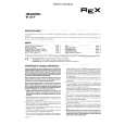 REX-ELECTROLUX RS140F Manual de Usuario