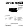PANASONIC RC-X80L Manual de Servicio