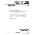 SONY PSLX110 Manual de Servicio