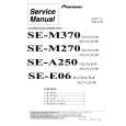 PIONEER SE-M270/XCN1/EW Manual de Servicio