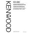 KENWOOD KD990 Manual de Usuario