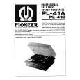 PIONEER PL-41A Manual de Usuario