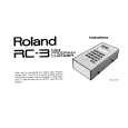 ROLAND RC-3 Manual de Usuario