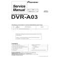 PIONEER DVR-A03/KB Manual de Servicio