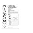 KENWOOD KXW6060 Manual de Usuario