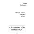 ARTHUR MARTIN ELECTROLUX TG5040X Manual de Usuario