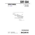 SONY SRFS84 Manual de Servicio