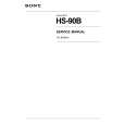 SONY HS-90B Manual de Servicio