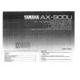 YAMAHA AX900U Manual de Usuario
