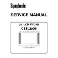 SYMPHONIC CSTL20D5 Manual de Servicio