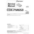 PIONEER CDXFM653 Manual de Servicio