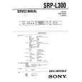 SONY SRP-L300 Manual de Servicio