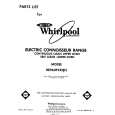 WHIRLPOOL RE960PXKW2 Catálogo de piezas