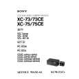 SONY XC75CE Manual de Servicio
