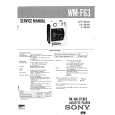 SONY WMF63 Manual de Servicio