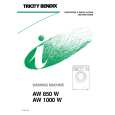 TRICITY BENDIX AW850W Manual de Usuario