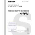 TOSHIBA W704C Manual de Servicio