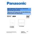 PANASONIC PT47XD64J Manual de Usuario