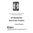 EDEN WT-800 Manual de Usuario