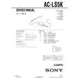 SONY ACLS5K Manual de Servicio