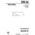 SONY SRSA5 Manual de Servicio