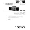 SONY CFD-758S Manual de Servicio