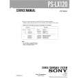 SONY PSLX120 Manual de Servicio