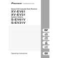 PIONEER XV-EV31/DLXJ/NC Manual de Usuario