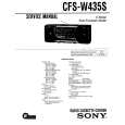 SONY CFS-W435S Manual de Servicio