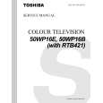 TOSHIBA 50WP16E Manual de Servicio
