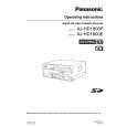 PANASONIC AJHD1800 Manual de Usuario