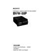 SONY BVW-50P Manual de Usuario