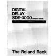 ROLAND SDE-3000 Manual de Usuario