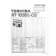 TOSHIBA RT-103S Manual de Servicio