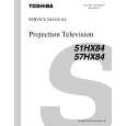 TOSHIBA 57HX84 Manual de Servicio