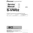 PIONEER S-VW02-QL/DLTXJI Manual de Servicio