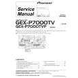 PIONEER GEX-P7000TV/UC Manual de Servicio
