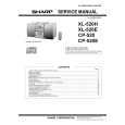 SHARP XL520E Manual de Servicio