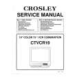 CROSLEY CTVCR19 Manual de Servicio