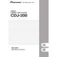 PIONEER CDJ-200/WAXJ Manual de Usuario