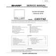 SHARP CX51TXZ Manual de Servicio