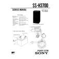 SONY SSH3700 Manual de Servicio