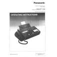 PANASONIC KXF110S Manual de Usuario