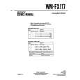 SONY WM-FX117 Manual de Servicio
