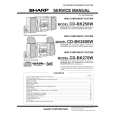 SHARP CDBK2600W Manual de Servicio
