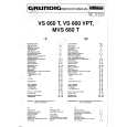 GRUNDIG VS660 T Manual de Servicio