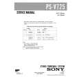 SONY PSV725 Manual de Servicio