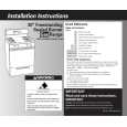 WHIRLPOOL TGS325KQ0 Manual de Instalación