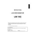 JVC LM-15G/C Manual de Usuario